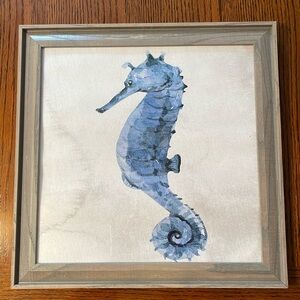 Seahorse Framed Print, 12x12